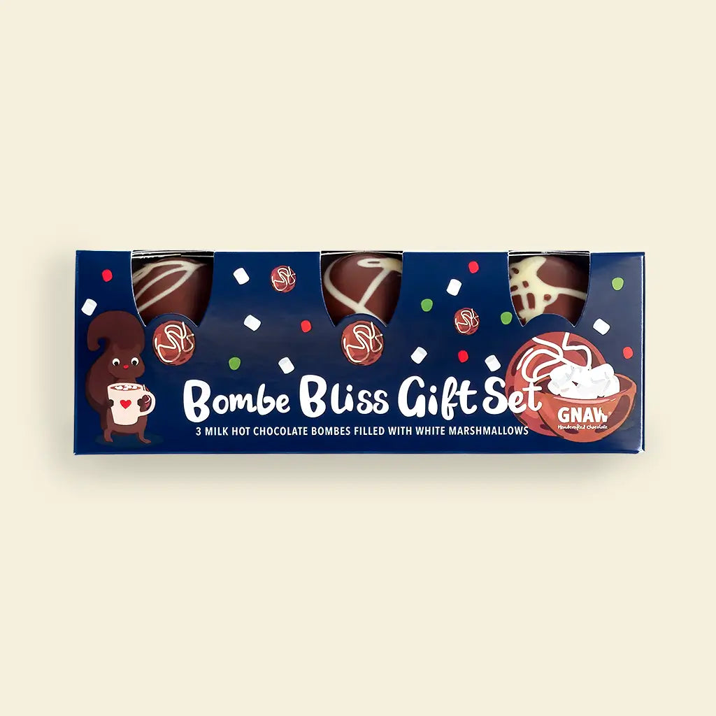 Hot Chocolate Bomb Bliss Gift Set Gnaw Chocolate GNAW