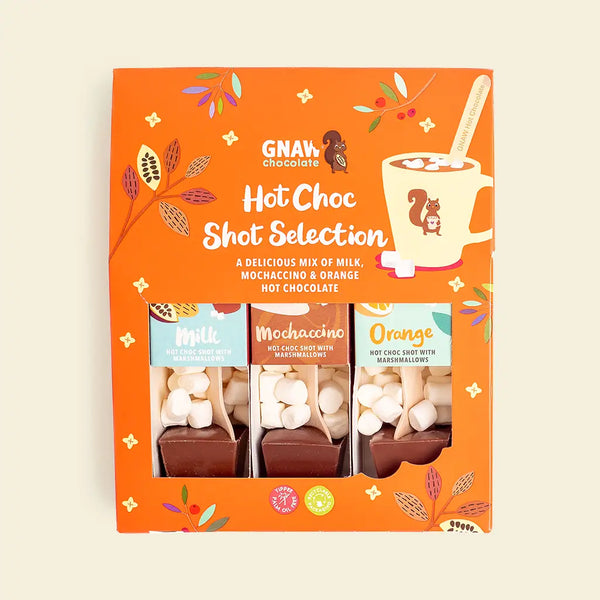 Mixed Hot Chocolate Stirrer Gift Set (Milk, Orange & Mochaccino)