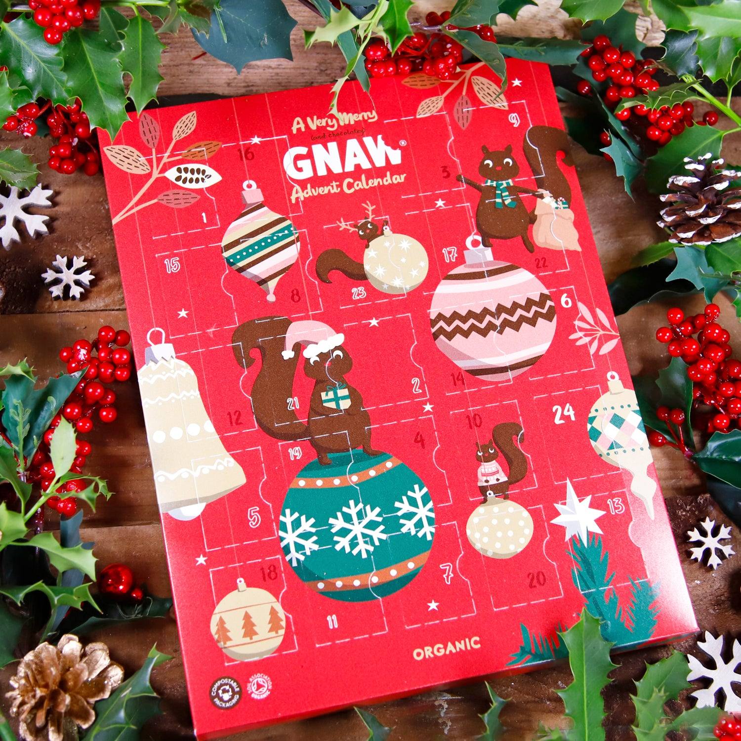 Chocolate Advent Calendar • Fully Compostable 💚 GNAW Chocolate
