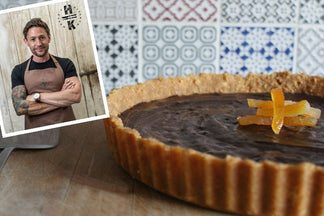 Gnaw Chocolate and Orange Tart.