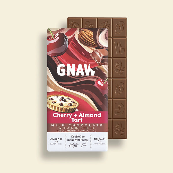 Cherry + Almond Milk Chocolate Bar