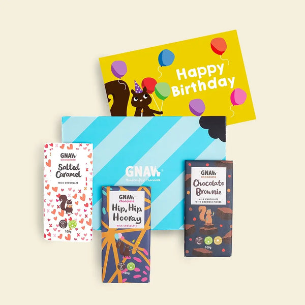 Birthday Letterbox Chocolate Free Delivery UK GNAW
