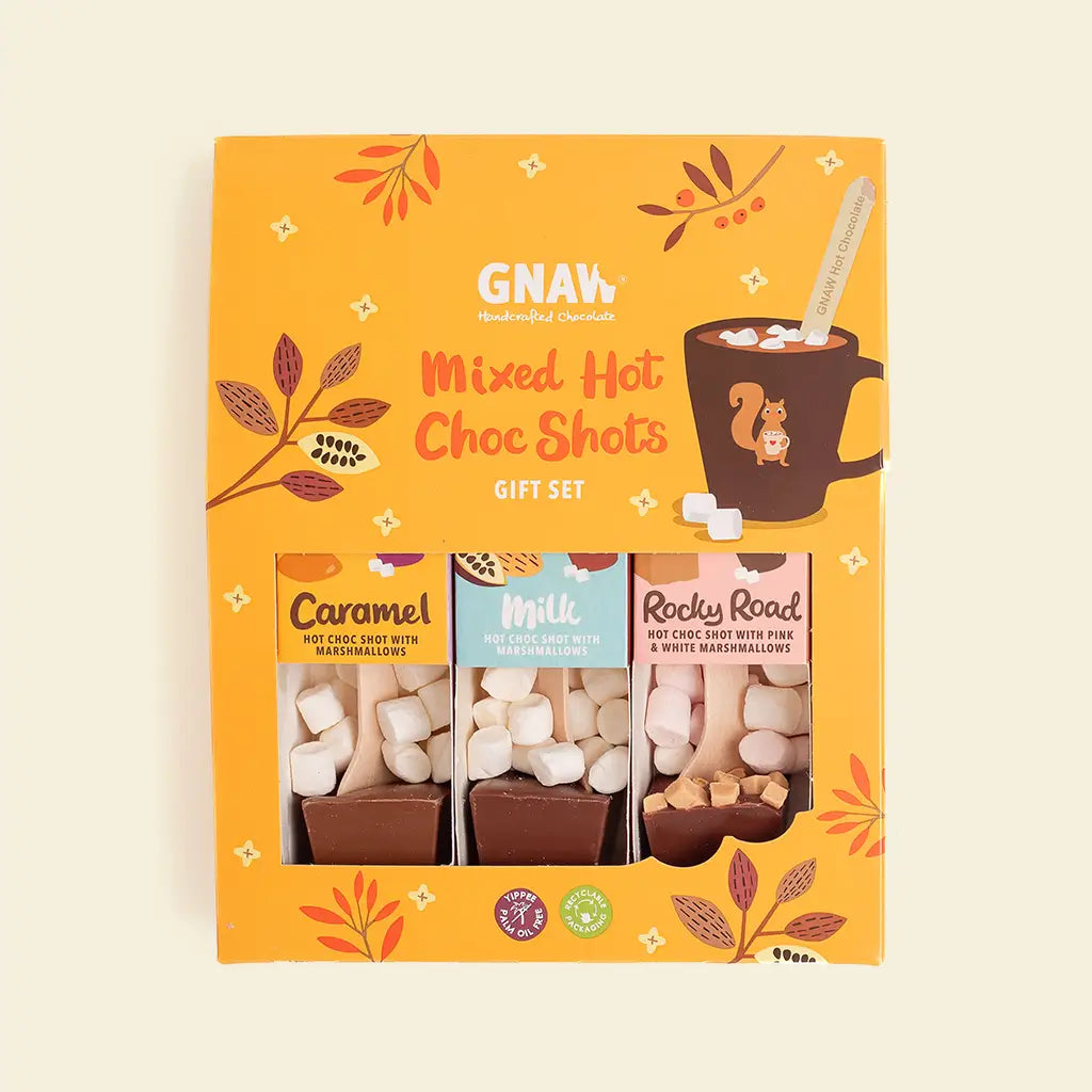 Mixed Flavour Hot Chocolate Gift Set Gnaw Hot Chocolate Gifts GNAW