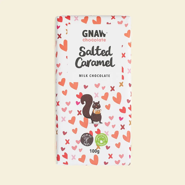 Salted Caramel Milk Chocolate Bar - GNAW