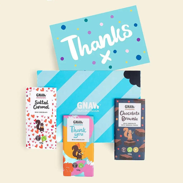 'Thank You' Letterbox Chocolates - GNAW