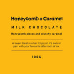 Bee Happy Milk Chocolate with Honeycomb & Crunchy Caramel